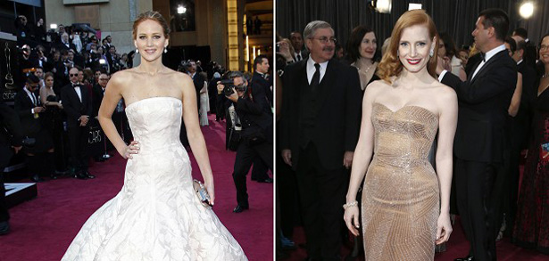 Oscar 2013: Vestido tomara que caia domina os melhores looks