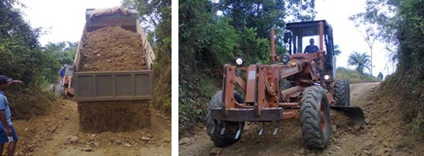 Ubaitaba: Prefeitura recupera estrada de Piraúna com recursos próprios