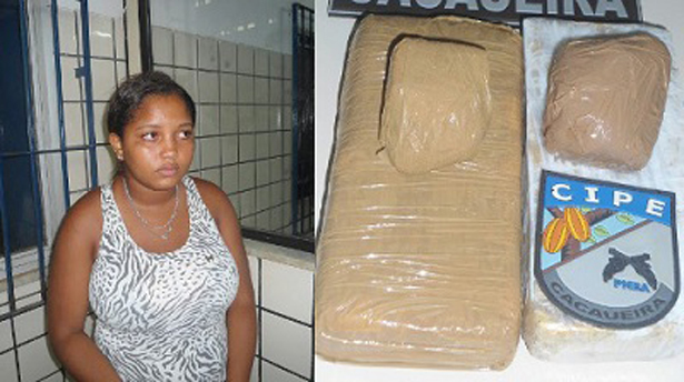 Ilhéus: Mulher é presa dentro de ônibus com mais de 2kg de cocaína