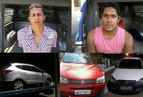 Ipiaú: Polícia Militar prende acusados de roubos de carros