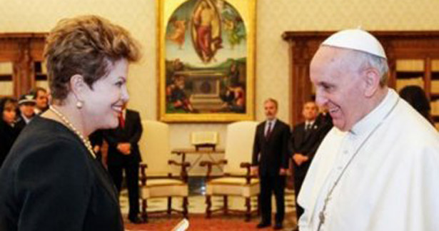 Presidente Dilma vai propor ao papa ação articulada contra pobreza