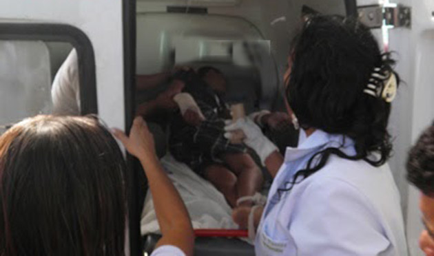 Ubaitaba: Acidente no centro da cidade deixou adolescente gravemente ferido