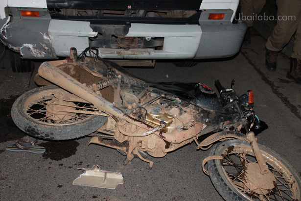 Ubaitaba: Acidente entre um caminhão e uma moto causa morte de mascate