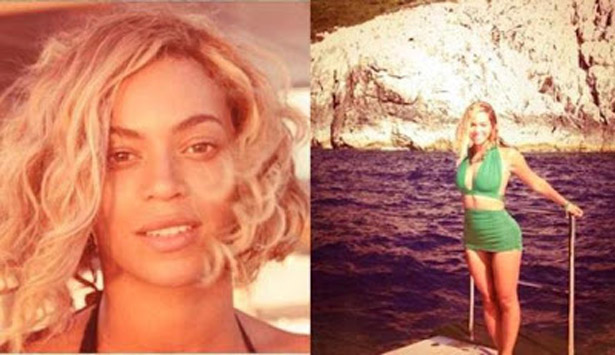 Cantora Beyoncé posta fotos em praia do Sul da Bahia