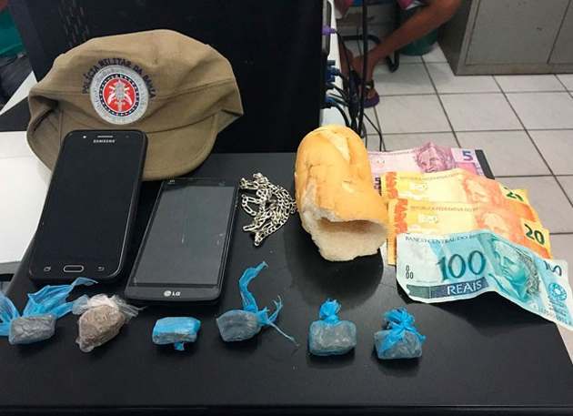Traficantes vendiam droga dentro de pão em Mucuri