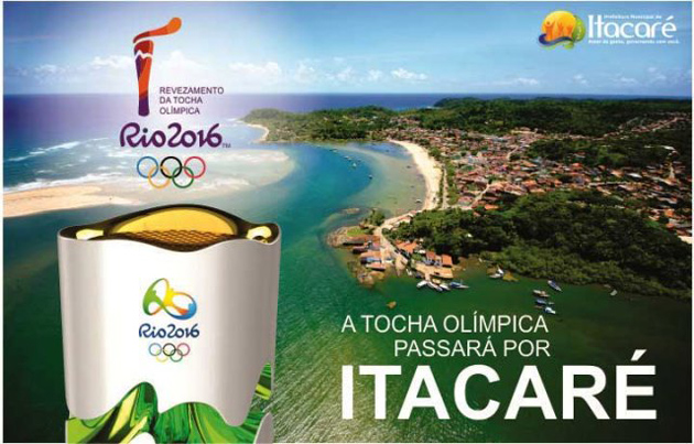 Tocha Olímpica passará por Itacaré dia 22 de maio