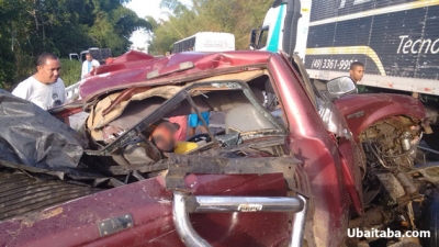 Itajuípe: Acidente grave na BR 101 deixa duas vítimas fatais