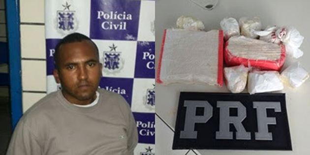 Integrante do PCC é preso transportando drogas na BR-101