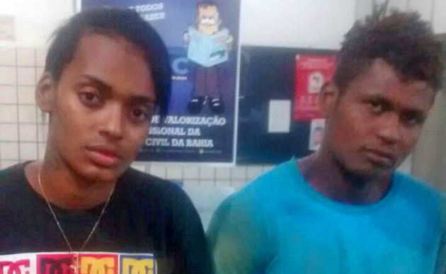 Policiais Militares da 61ª CIPM/Ubaitaba prenderam, na noite dessa quinta-feira (15), Marianna e Luciano, vulgo "neguinho", após praticarem assalto na avenida Beira Rio, em Ubaitaba.
