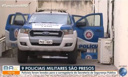 Seis PMs são presos por suspeita de extorsão e sequestro em Salvador