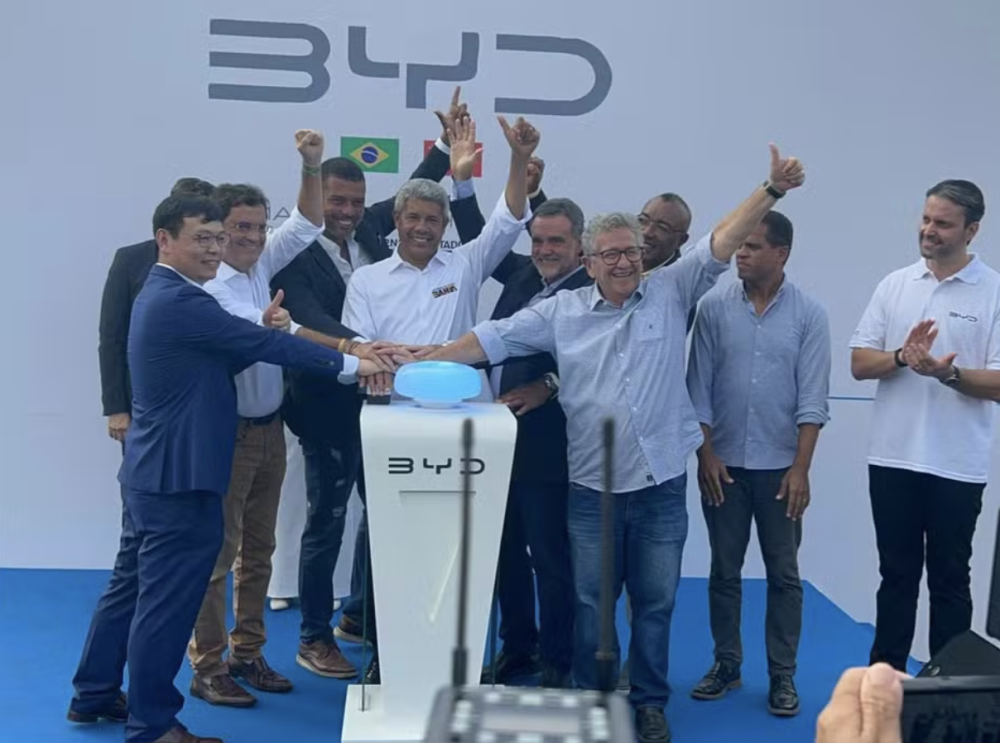 BYD oficializa início das obras de complexo fabril na Bahia