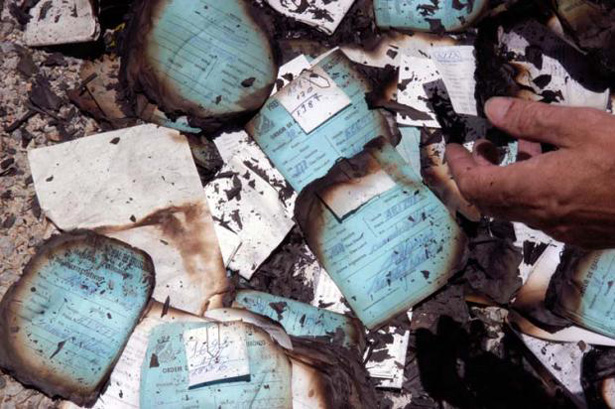 Documentos da Prefeitura de Ubatã foram queimados na zona rural