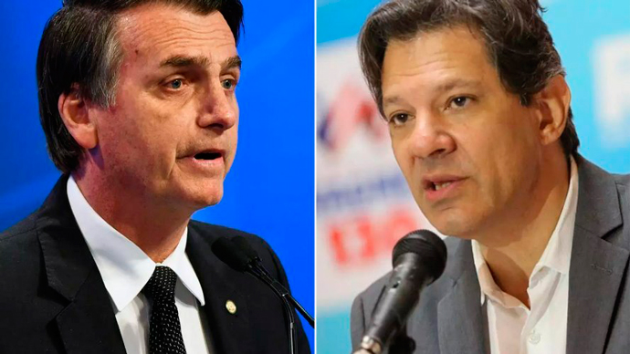 Jair Bolsonaro e Fernando Haddad farão disputa presidencial em 2º turno